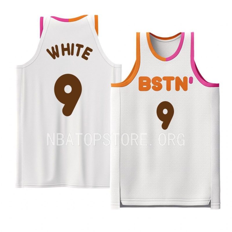 derrick white celtics drop dunkin fashionjersey white