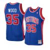 detroit pistons christian wood royal hardwood classics jersey