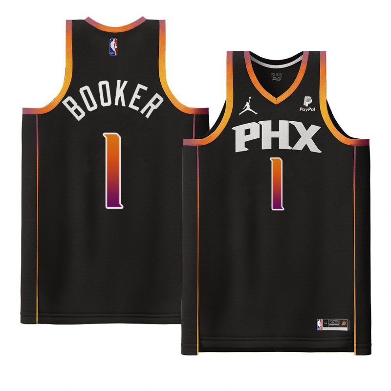 devin booker 2022 23suns jersey statement editionauthentic black