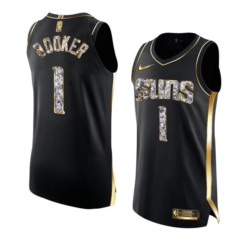 devin booker black 2022 nba playoffs jersey