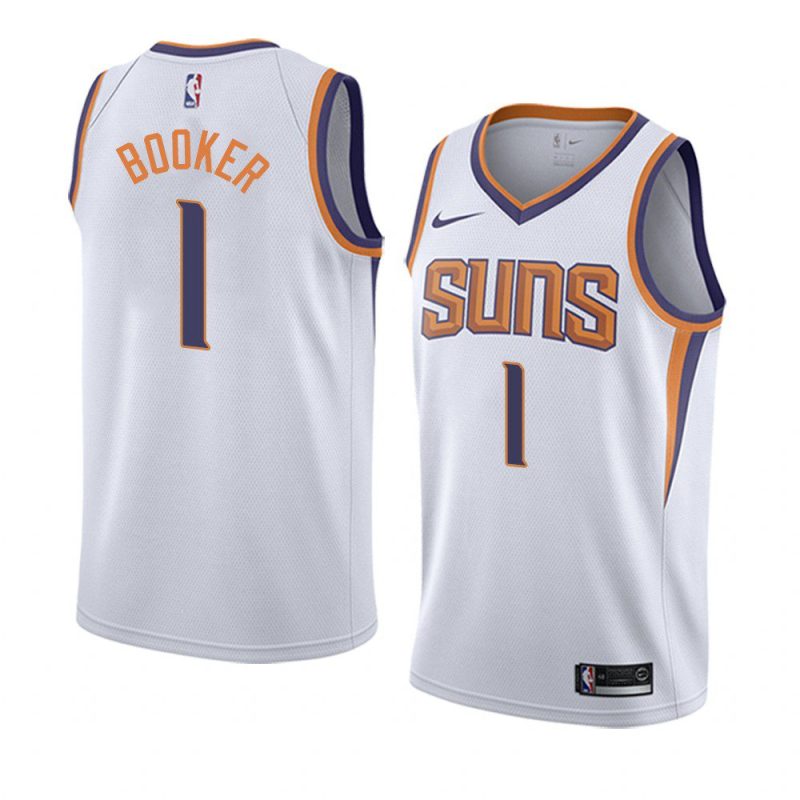 devin booker jersey associateion edition white 2020 21