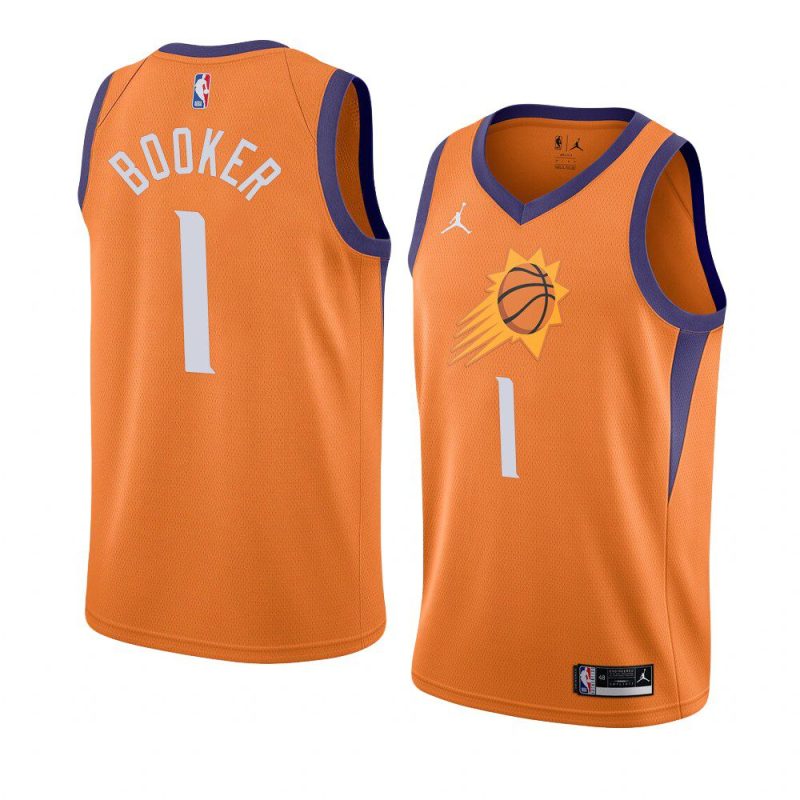 devin booker jersey statement orange men's