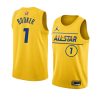 devin booker nba all star game jersey western conference yellow