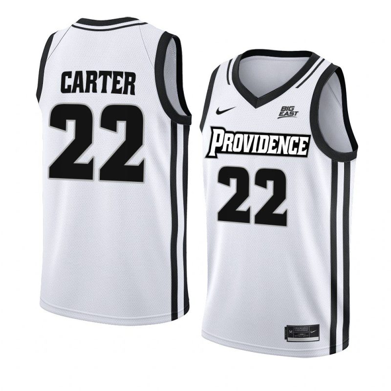 devin carter home jersey college basketball white 2022 23