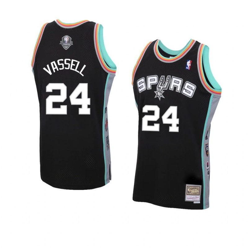 devin vassell jersey hardwood classics black 2021