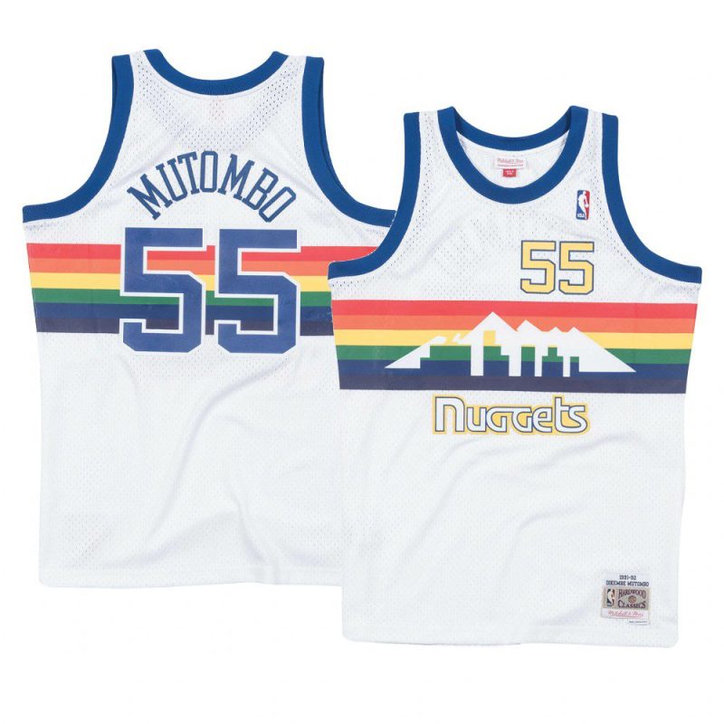 dikembe mutombo swingman jersey reload white