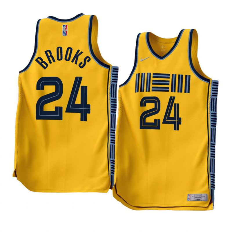 dillon brooks grizzliesjersey 2022 23earned edition gold