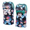 dillon brooks jersey floral fashion black hardwood classics men