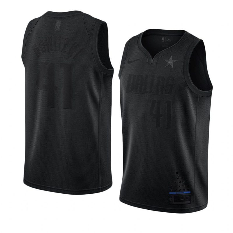 dirk nowitzki 41 mvp black jersey