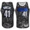 dirk nowitzki city lights black jersey