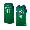 dirk nowitzki fashion jersey hardwood classics green