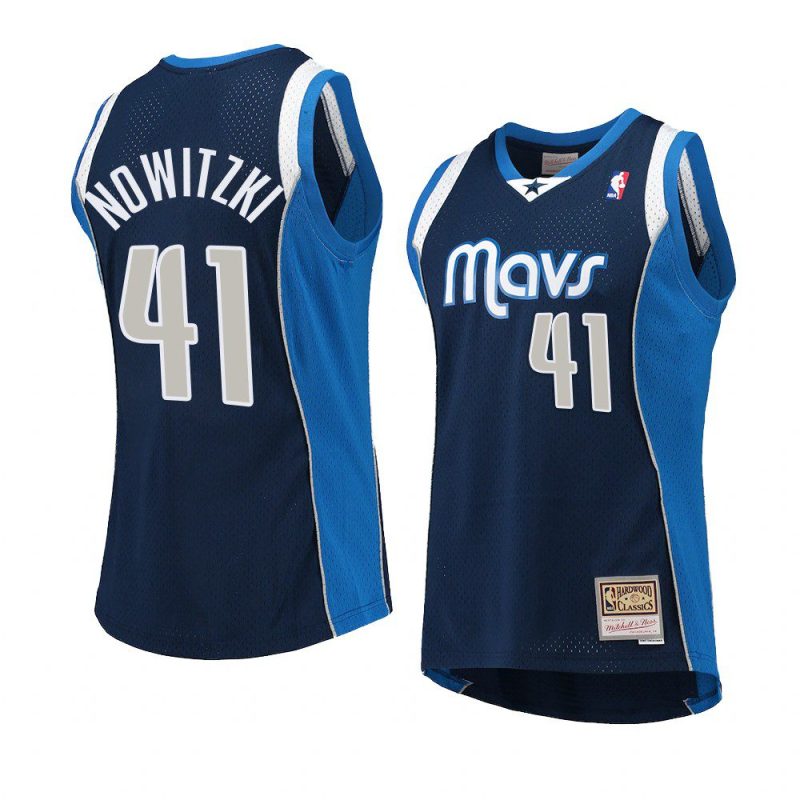 dirk nowitzki navy 2011 western conference champion jersey