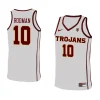 dj rodman replica jersey college basketball white