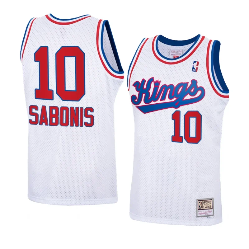 domantas sabonis jersey hardwood classics white throwback 70s