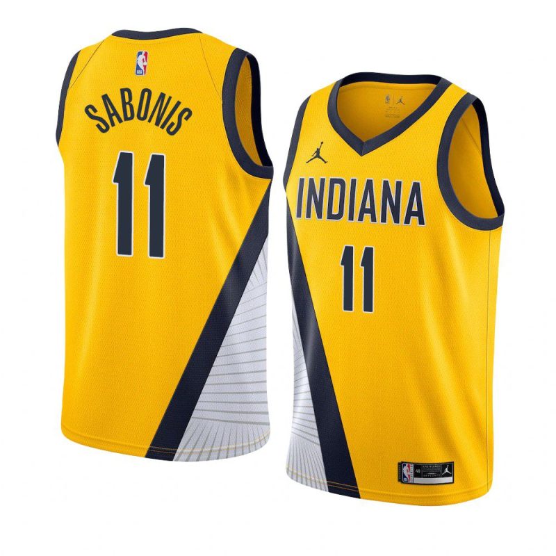 domantas sabonis jersey statement gold men's