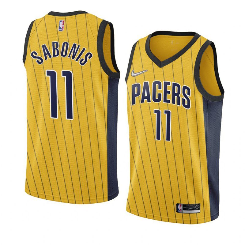 domantas sabonis swingman jersey earned edition gold