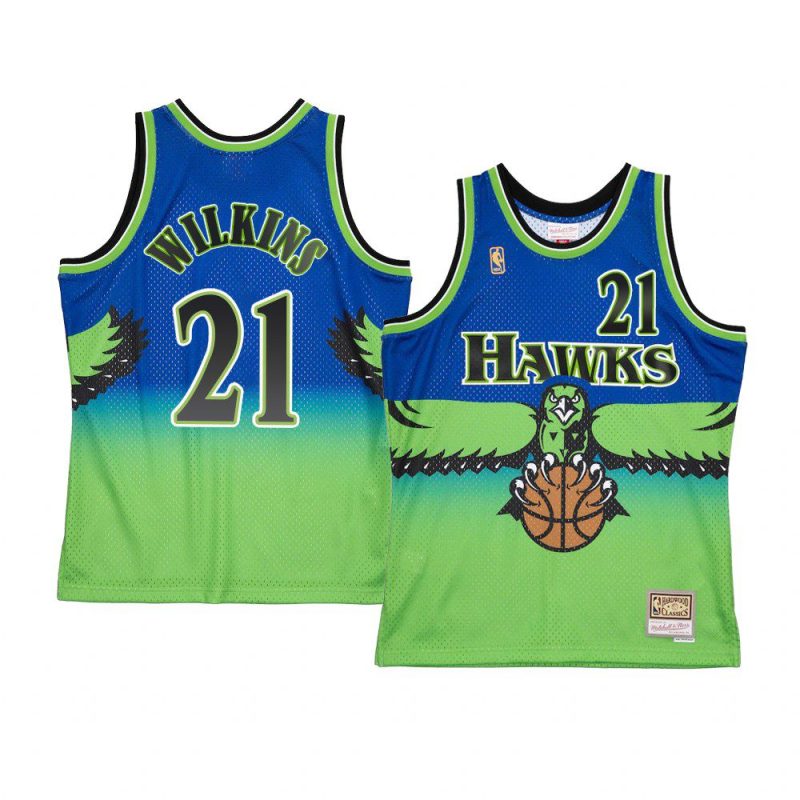 dominique wilkins hardwood classics jersey reload 2.0 blue