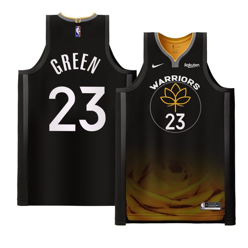 draymond green 2022 23warriors jersey city editionauthentic black