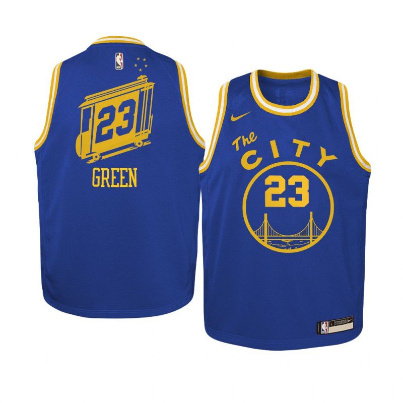 draymond green jersey hardwood classics blue youth