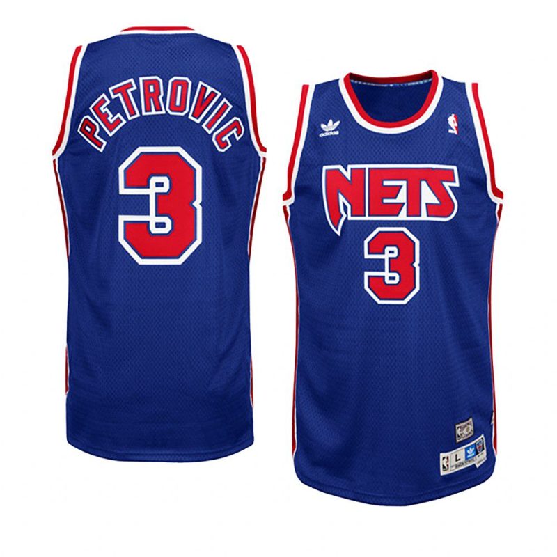 drazen petrovic jersey throwback royal blue soul men's