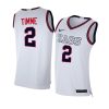 drew timme swingman jersey college basketball white