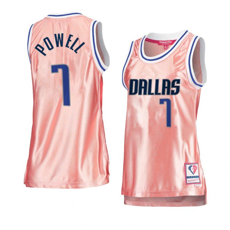 dwight powell women 75th anniversary jersey rose gold pink