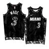 dwyane wade heat ftx arena blackjersey black