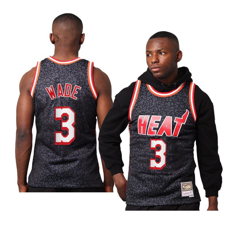 dwyane wade jersey wild life black