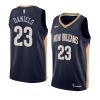 dyson daniels pelicans icon edition navy 2022 nba draft jersey