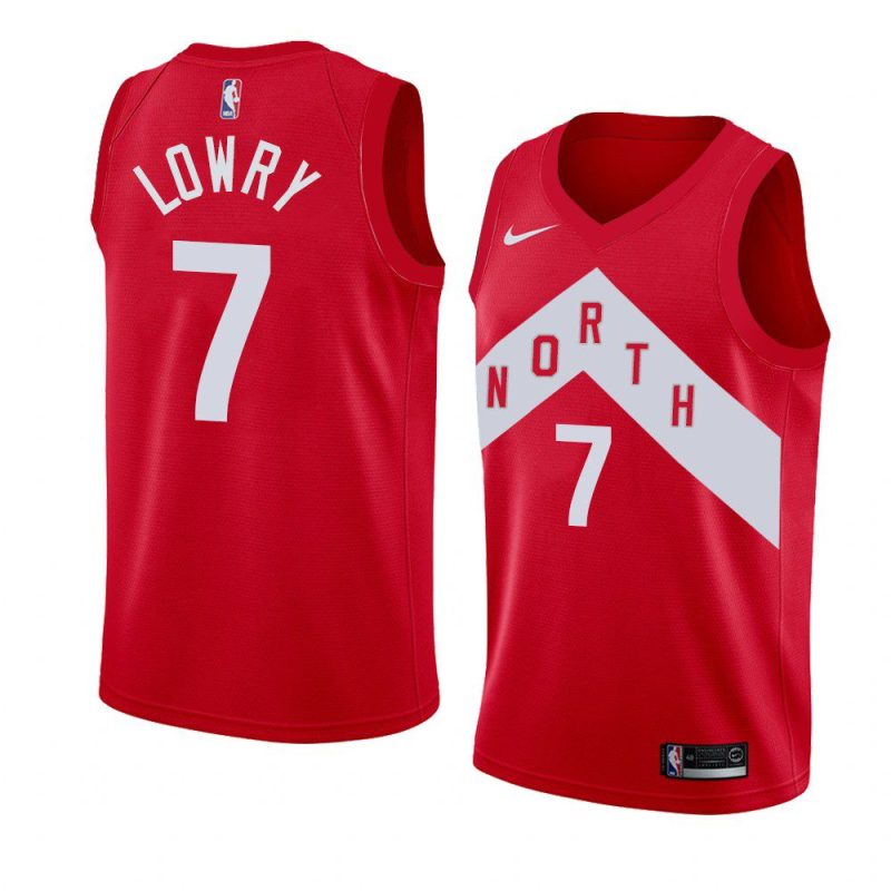 earned red kyle lowry 2018 19 men's jersey