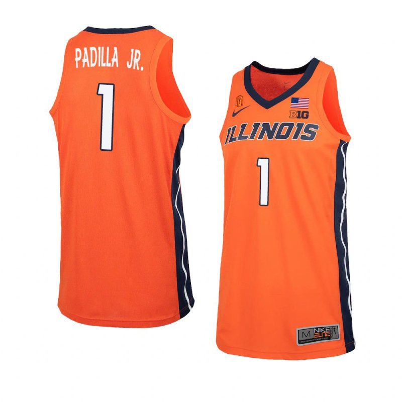 edgar padilla jr. replica jersey basketball orange