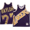 elgin baylor jersey big face purple hwc men's