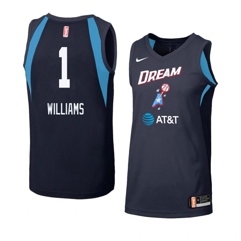 elizabeth williams women's jersey swingman navy 2020