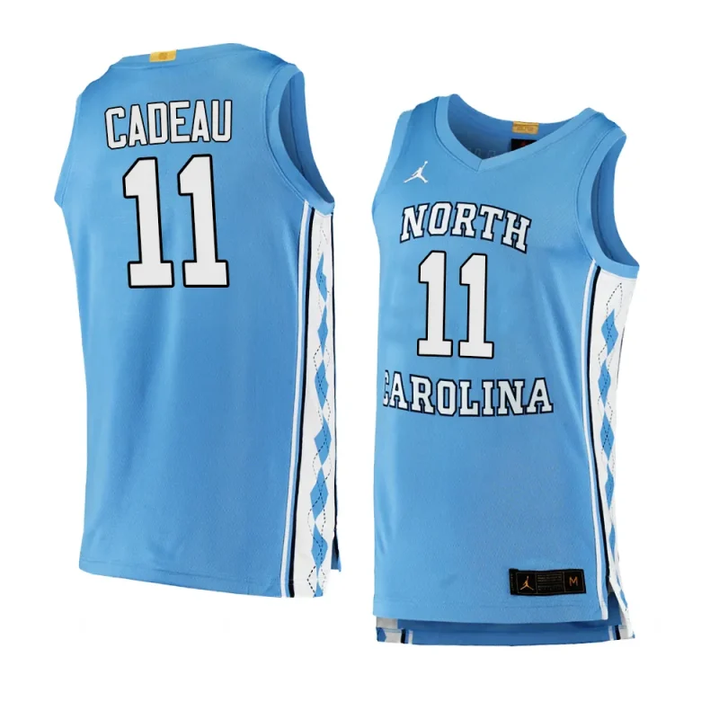 elliot cadeau jersey college basketball blue