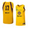 erica wheeler women's jersey swingman yellow 2021