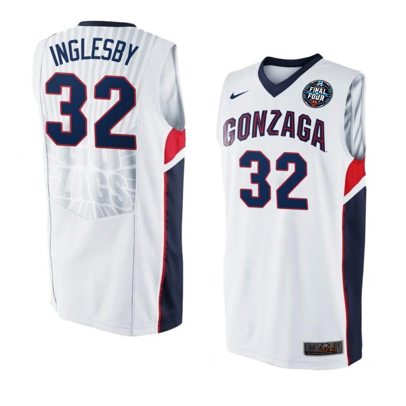 evan inglesby retro jersey march madness final four white