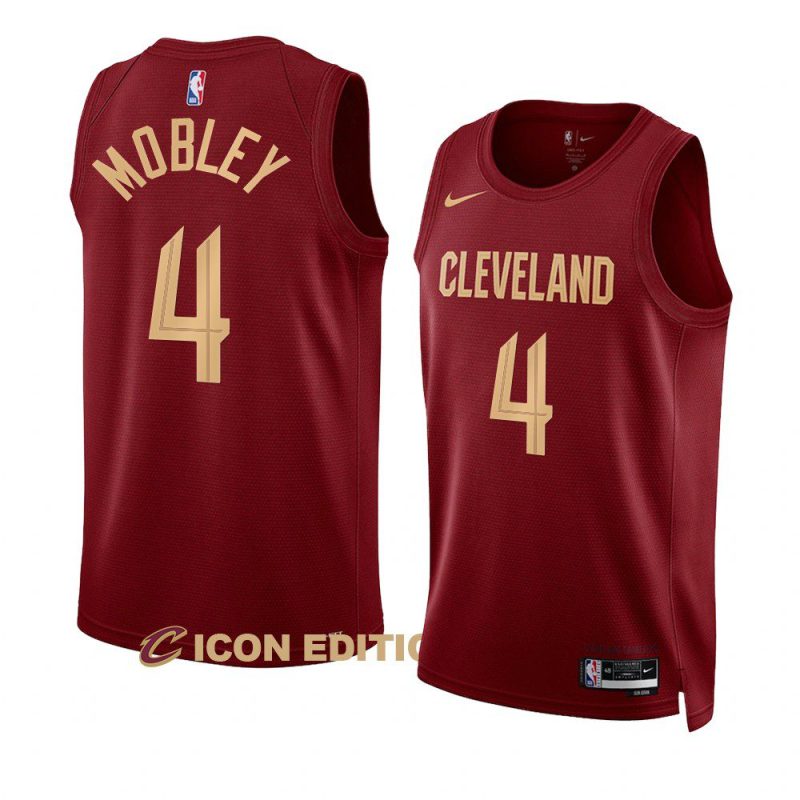 evan mobley cavaliersjersey 2022 23icon edition wineswingman