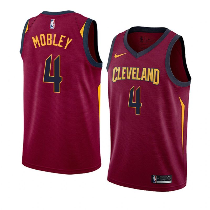 evan mobley jersey icon edition wine