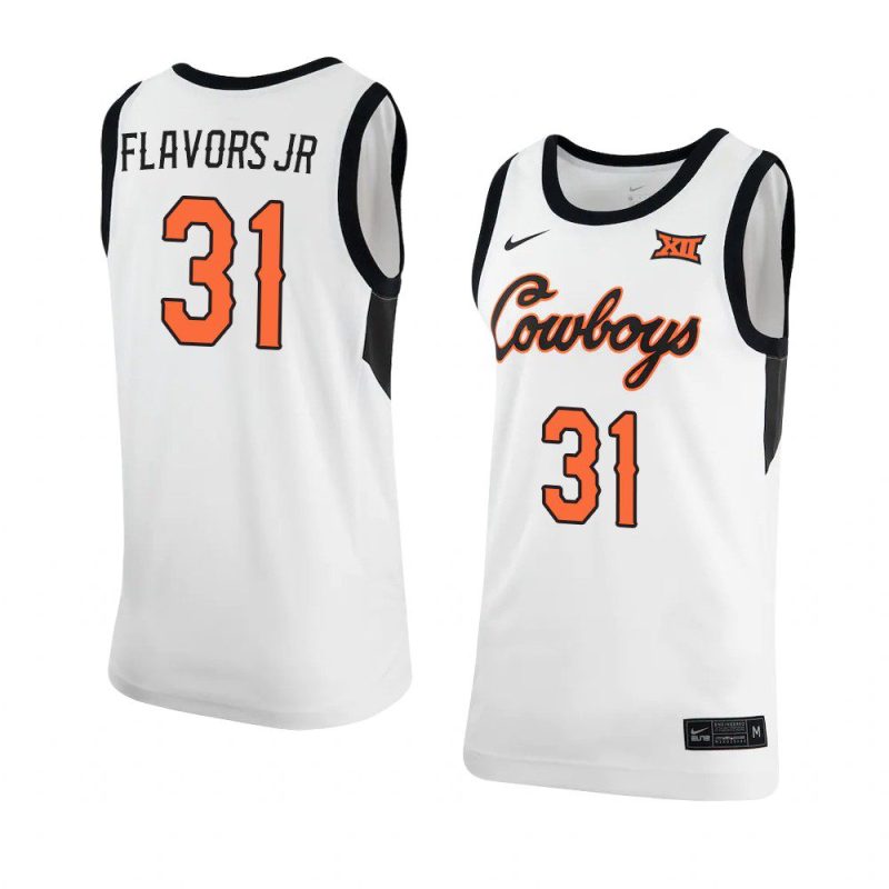 ferron flavors jr. retro replica jersey basketball white