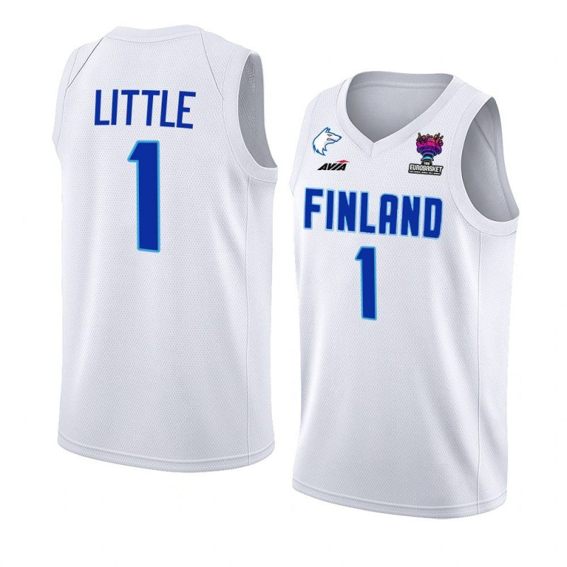 finland fiba eurobasket 2022 miro little white home jersey