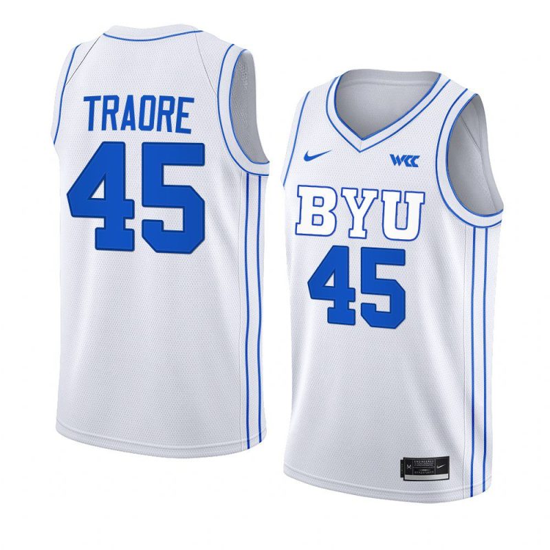 fousseyni traore jersey college basketball white 2022 23