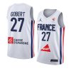 france team 2023 fiba basketball world cup rudy gobert white jersey