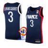 france team 2023 fiba basketball world cup timothe luwawu cabarrot blue ffbb home jersey