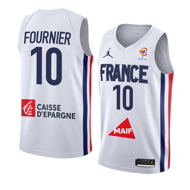 france team fiba u18 european championship 2022 sidy cissoko white jersey