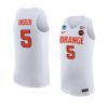 frank anselem college basketball jersey replica white