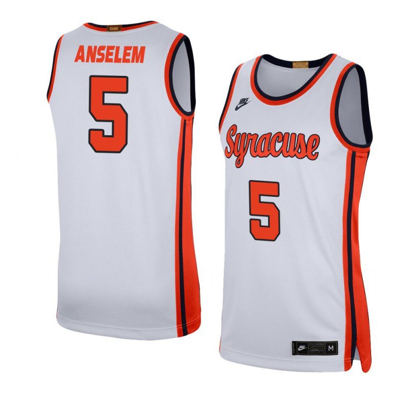 frank anselem swingman player jersey college basketball white