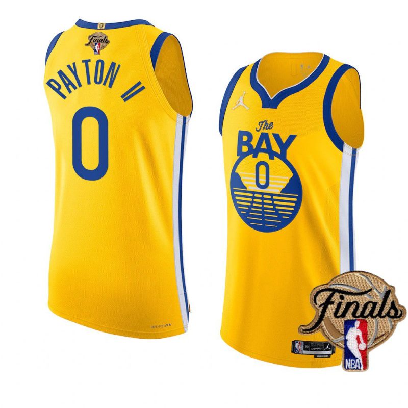 gary payton ii gold 2022 nba finals jersey