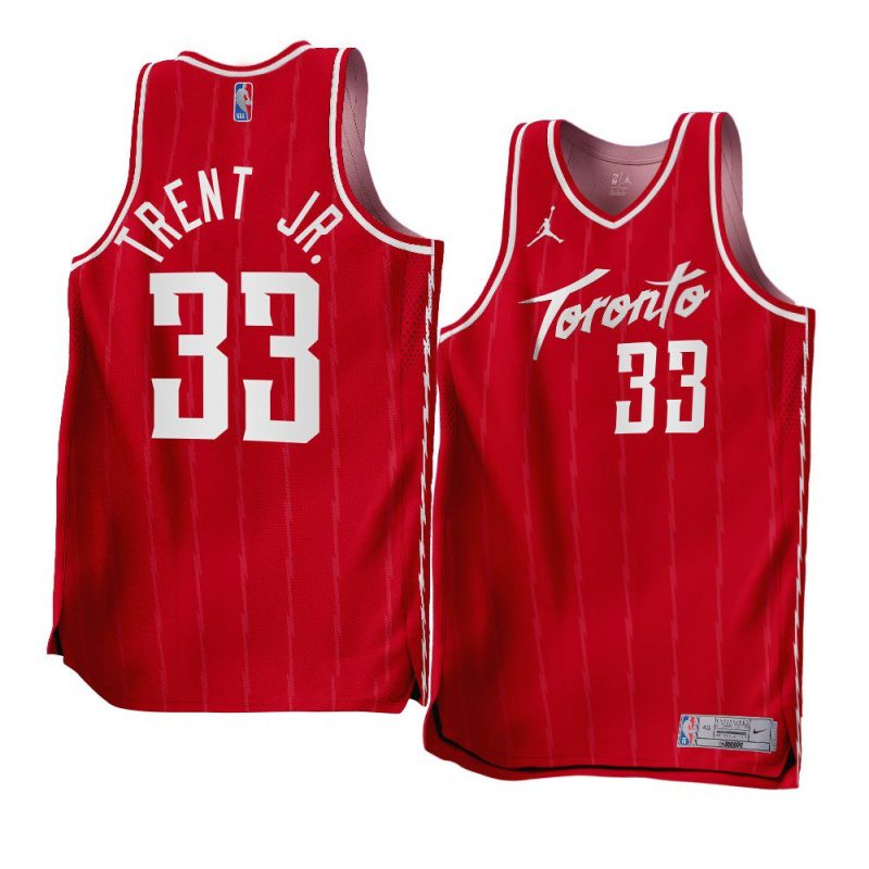 gary trent jr. red earned edition jersey