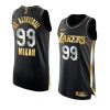 george mikan lakers mr. basketball blackjersey black