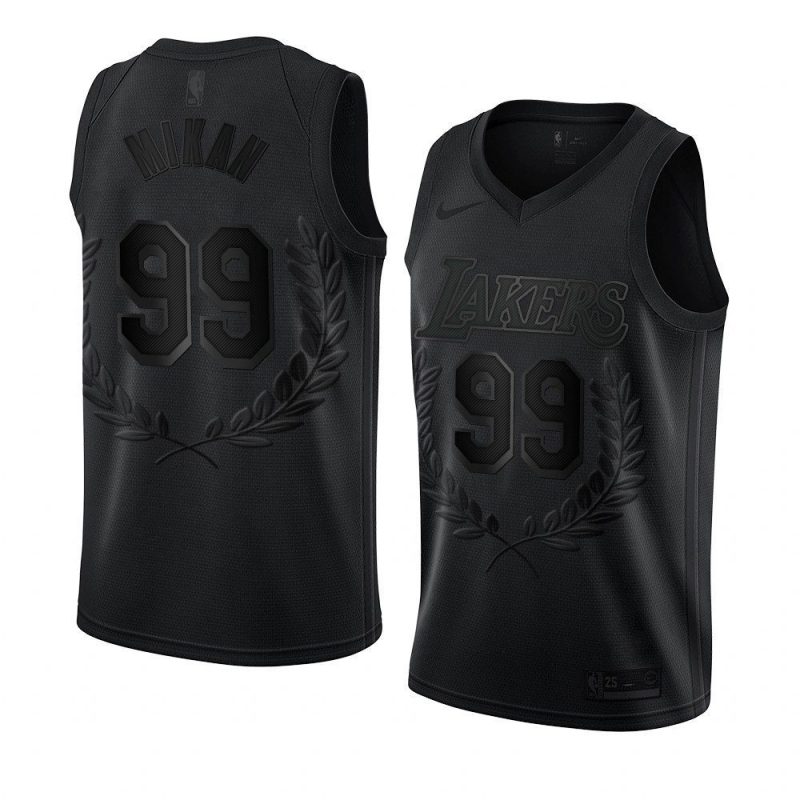 george mikan platinum edition jersey glory retirement black